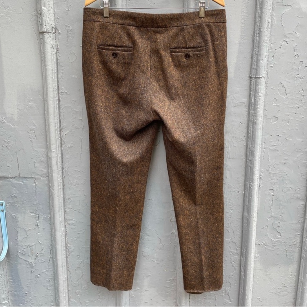 MaxMara Wool Silk Brown Tweed pants, size 44 - Picture 5 of 8